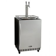 Kegco HK38BSC-2 2-Tap Commercial Built-In Kegerator w/X-CLUSIVE Dispense Kit