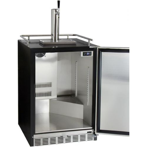  Kegco HK38BSU-1 Full Size Digital Undercounter Kegerator with X-CLUSIVE Premium Direct Draw Kit