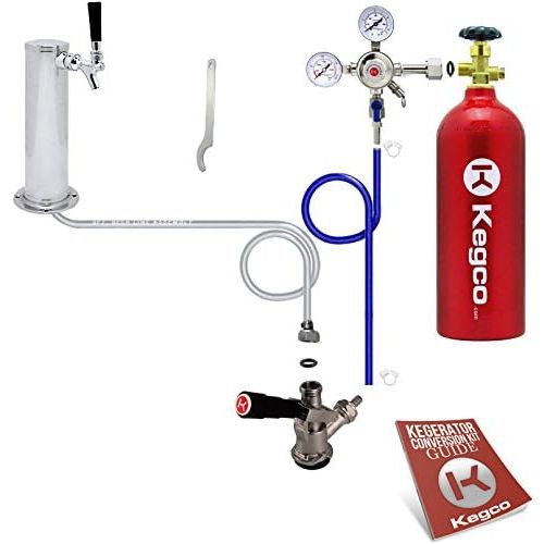  Kegco BF STCK-5T Standard Tower Kegerator Conversion Kit with 5 lb Co2 Tank, Standard