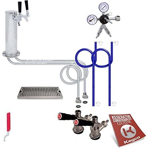  Kegco BF STCK-5T Standard Tower Kegerator Conversion Kit with 5 lb Co2 Tank, Standard