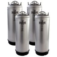 Kegerator.com 5GSTRKEG-4PK 5 Gallon Ball Lock Keg NSF Metal Strap Set of 4