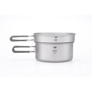 Keith Titanium Ti6016 2-Piece Pot and Pan Cook Set - 1.55 L (Limited Time Price)