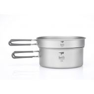 Keith Titanium Ti6017 2-Piece Pot and Pan Cook Set - 2.05 L (Limited Time Price)