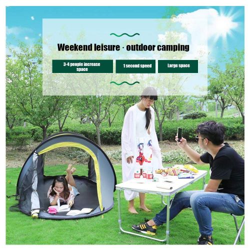  Outing Udstyr, Automatic Throwing Pop up Tent Speed Open Windproof Rainproof Large Spac Tents 3-4 People Breathable Durable, Kejing Miao