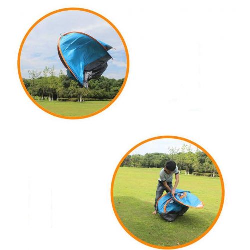  Outing Udstyr, 2-3 Person Camping Tent 4 Season Backpacking Tent Automatic Instant Pop up Tent for Outdoor Sports, Kejing Miao, Multi-Coloured, Colored