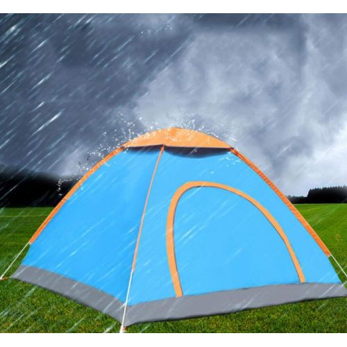  Outing Udstyr, 2-3 Person Camping Tent 4 Season Backpacking Tent Automatic Instant Pop up Tent for Outdoor Sports, Kejing Miao, Multi-Coloured, Colored