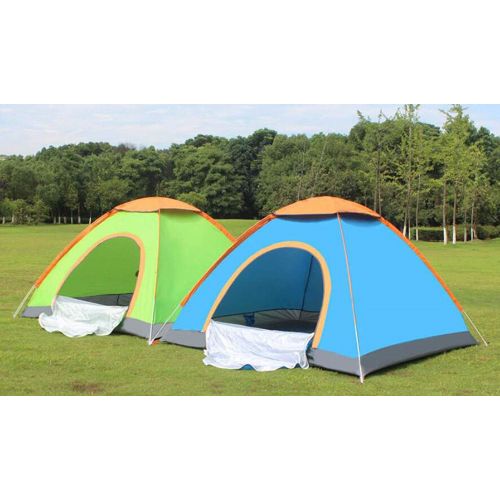  Outing Udstyr, 2-3 Person Camping Tent 4 Season Backpacking Tent Automatic Instant Pop up Tent for Outdoor Sports, Kejing Miao, Multi-Coloured, Colored