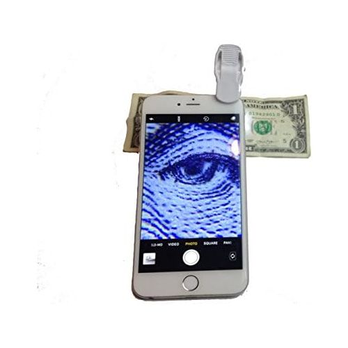  [아마존베스트]Keklle 60x LED Cell Phone Clip On Microscope, Magnifier, Fits All Phones and Tablets, by Tonic Innovation