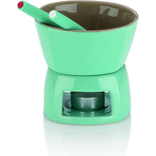  Kela Schokoladenfondue-Set, Ledora, 4-tlg., Keramik, 2 Personen, 300 ml, 12422