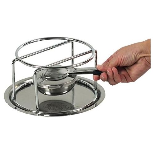  Kela 16564 Kasefondue-Set, 10-teilig, Keramisch beschichtet, Aluguss, Induktionsgeeignet, 1 L Lancy, grau