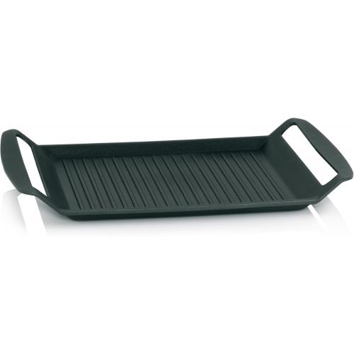  Kela 11564 Grillplatte fuer den Herd, Aluguss 5 mm, Induktionsgeeignet, 30 x 24 cm, Kerros