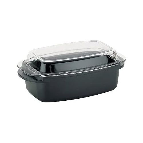  Kela kela Rechteck-Brater Kerros 6,5l aus Aluguss, schwarz, 38 x 24 x 13 cm