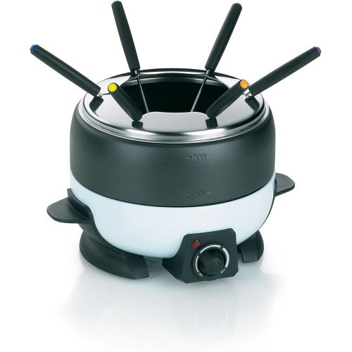  Kela 66665 Elektro-Fondue, OEl-, Kase-, Fleisch- oder Schokoladenfondue, Fuer 6 Personen, 1,9 l, 800 W, Simplon