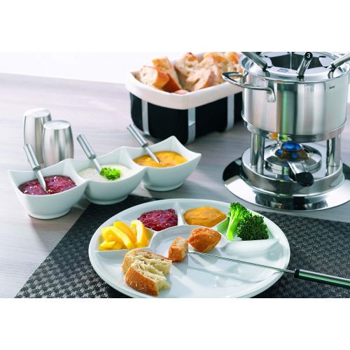  Kela 10968 Fondue-Set, Fleischfondue, 10-teilig, Fuer 6 Personen, Edelstahl, 1,7 l, Cailin