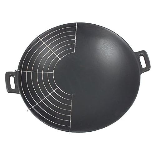  Kela 77943 Wok-Set mit Deckel, Induktionsgeeigent, 36 cm Durchmesser, Wok-Set Asia