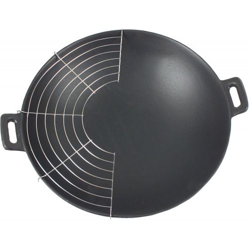  Kela 77943 Wok-Set mit Deckel, Induktionsgeeigent, 36 cm Durchmesser, Wok-Set Asia