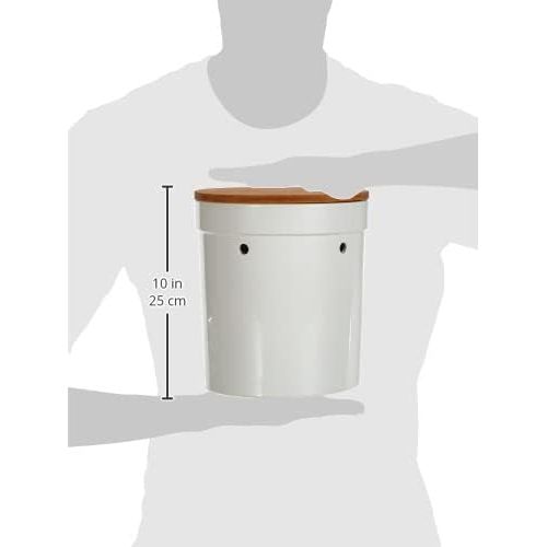  [아마존베스트]Kela Salena Potato Pot Ceramic White 23.0 cm Diameter 20.0 cm