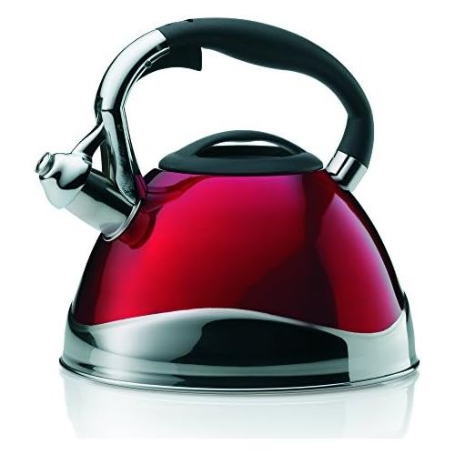  [아마존베스트]Kela Varus Kettle with Whistle, Suitable for Induction Cookers 3.0L Stainless Steel