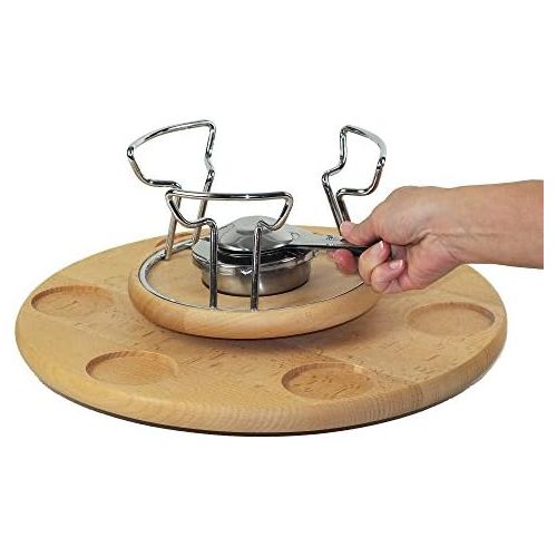  [아마존베스트]kela fondue set stainless steel / Beech Natura