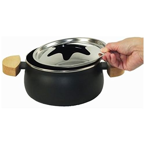  [아마존베스트]kela fondue set stainless steel / Beech Natura