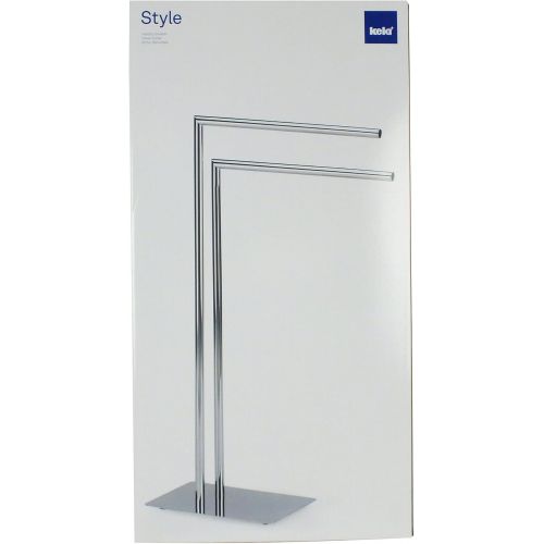  Kela Style Collection Towel Holder, 81 X 40 X 30 cm, Metal Chrome