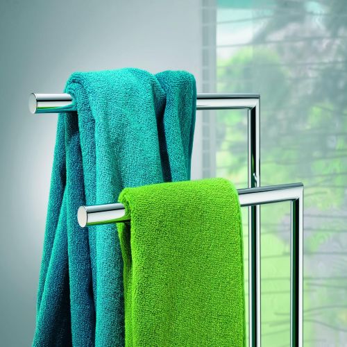  Kela Style Collection Towel Holder, 81 X 40 X 30 cm, Metal Chrome
