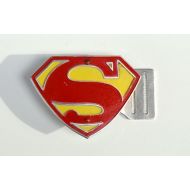 Kelloggs Corn Flakes MAIL PREMIUM - SUPERMAN Metal SHIELD BELT BUCKLE Rare 1954