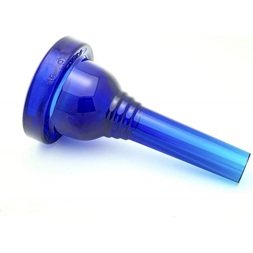  Kelly Mouthpieces KELLY-6-1/2AL - Small-shank Trombone/Baritone Lexan-Mouthpiece - Crystal-Blue