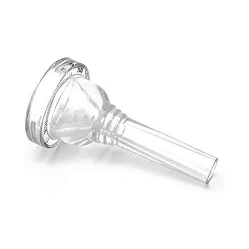  Kelly Mouthpieces KELLY-12C - Small-shank Trombone/Baritone Lexan-Mouthpiece - Crystal-Clear