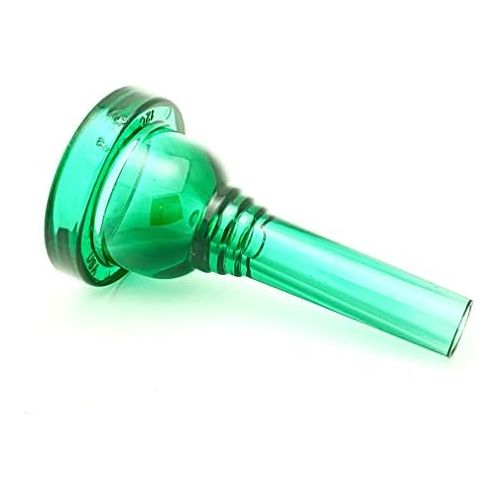  Kelly Mouthpieces KELLY-12C - Small-shank Trombone/Baritone Lexan-Mouthpiece - Crystal-Green