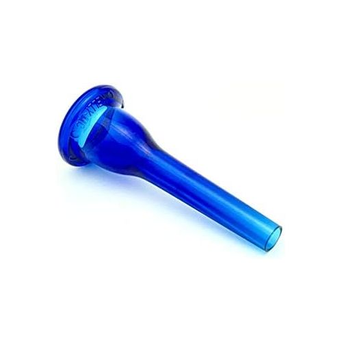  Kelly Mouthpieces KELLY-MC - Medium-Cup French Horn Lexan-Mouthpiece - Crystal-Blue