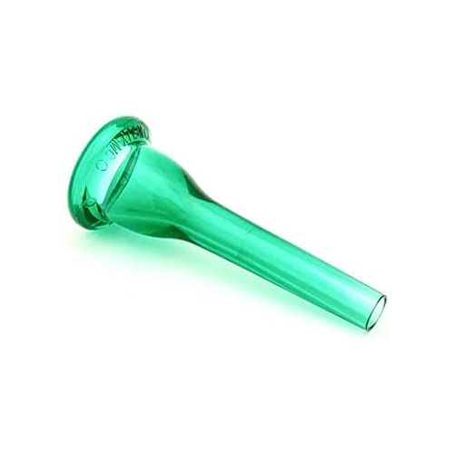  Kelly Mouthpieces KELLY-MC - Medium-Cup French Horn Lexan-Mouthpiece - Crystal-Green