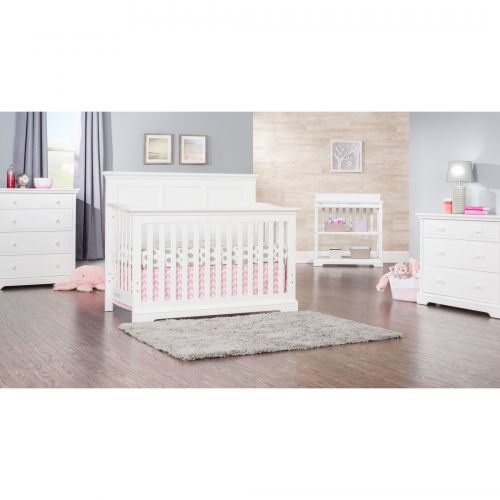  Kelsey 4-in-1 Convertible Crib - Matte White by Child Craft