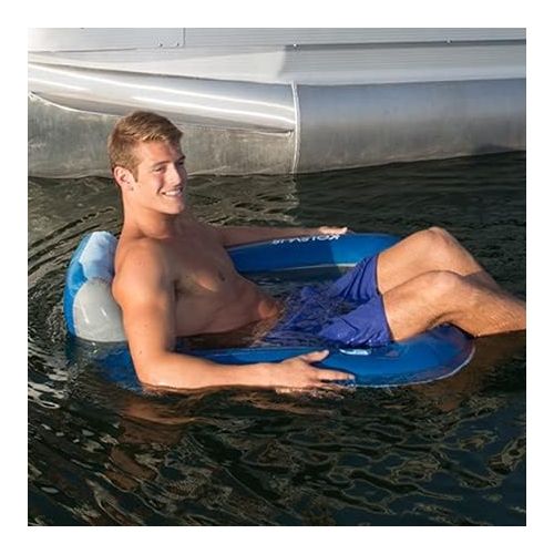  Kelsyus Floating Pool Lounger Inflatable Chair - Blue (Set of 2) | 80035