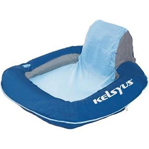  Kelsyus Floating Pool Lounger Inflatable Chair - Blue (Set of 2) | 80035