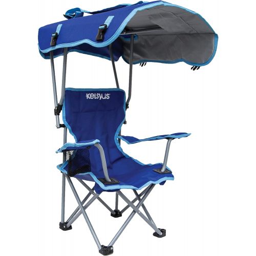  Kelsyus Kids Outdoor Canopy Chair - Foldable Childrens Chair for Camping, Tailgates, and Outdoor Events