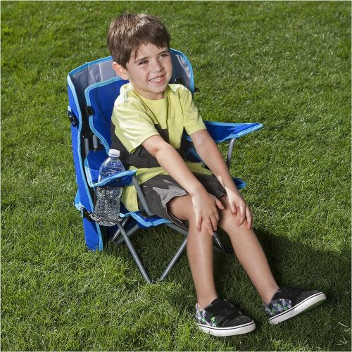  Kelsyus Kids Outdoor Canopy Chair - Foldable Childrens Chair for Camping, Tailgates, and Outdoor Events