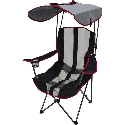  Kelsyus Premium Foldable Outdoor Lawn Camping Chair w/Cup Holder and Canopy