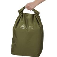 Kelty Litter G’tter Reusable Heavy Duty Garbage Bag and Carry Sack for Firewood, Cans, and Campsite Trash - Puncture + Water Resistant Fabric, Roll Top, 30L Capacity (Winter Moss)