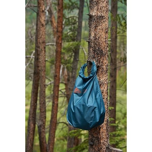  Kelty Litter G’tter Reusable Heavy Duty Garbage Bag and Carry Sack for Firewood, Cans, and Campsite Trash - Puncture + Water Resistant Fabric, Roll Top, 30L Capacity (Deep Teal)