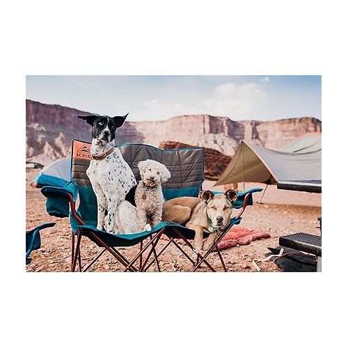  Kelty Low-Love Seat Camping Chair - Portable, Folding Chair for Festivals, Camping and Beach Days