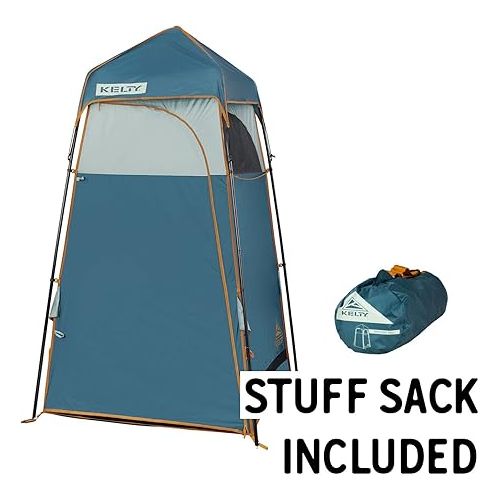  Kelty Discovery H2GO Privacy Shelter, Campsite Shower and Changing Shelter, Zippered Entry, Steel Pole Frame, Freestanding (Iceberg Green)