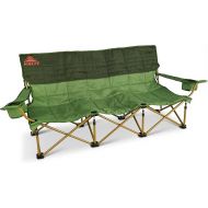 Kelty Lowdown Couch - 3 Person Capacity Camping Chair, Extra Large and Sturdy Bench for Campsites, Soccer Games, and Backyard Parties, 2023 (Dill)