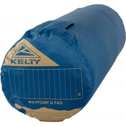  Kelty Wapoint SI Sleeping Pad, 3 Thick, Super Soft Stretch Fabric & Air Filled Foam Construction, Oversized for Active Sleepers