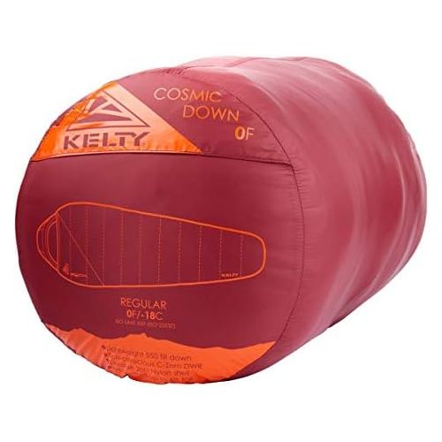  Kelty Cosmic 0/20/40 Degree Down Sleeping Bag ? 550 Fill Down Backpacking Sleeping Bag, 2021 Ultralight Backpacking Camping Sleeping Bag with Stuff Sack