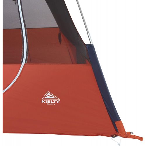  Kelty 4/6 Person Freestanding Rumpus Tent for Camping, Car Camping, Festivals and Family with Extra Large Vestibule