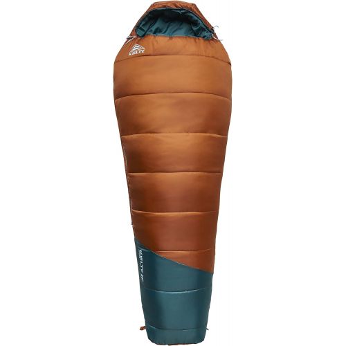  Kelty Kids Mistral Synthetic CloudLoft Insulated Sleeping Bag, Offset Quilt Construction, Large Footbox, & More [20 Degree Fahrenheit, Kids]