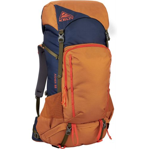  Kelty Asher 55 Liter Backpack, Men’s and Women’s Hiking, Backpacking, Travel Pack (2021), Golden Oak