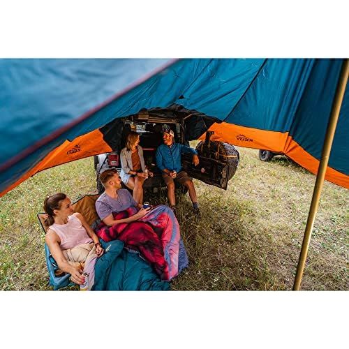  Kelty Waypoint Tarp, Car Camping and Tailgating Shelter, Universal Vehicle Mount