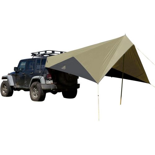  Kelty Waypoint Tarp, Car Camping and Tailgating Shelter, Universal Vehicle Mount